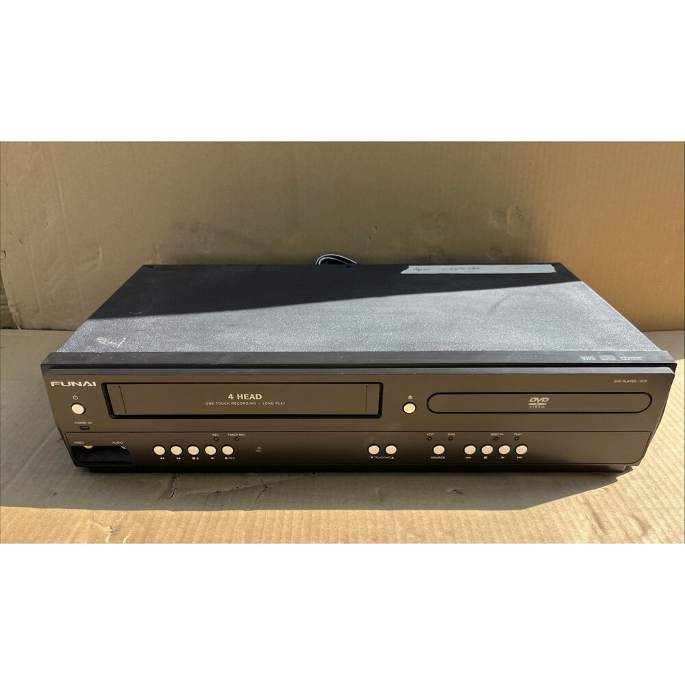 Funai DV220FX4 DVD/VCR Combo VHS Player Recorder 2014 Black Tested Working